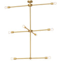Meyda Tiffany Long Pronograde Jack 8 Light 37" Wide Sputnik Chandelier