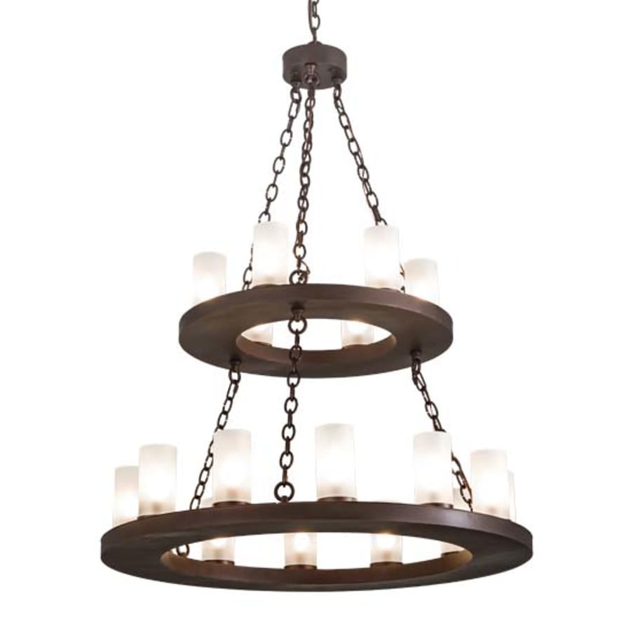 Meyda Tiffany Loxley 18 Light 36" Wide Ring Chandelier