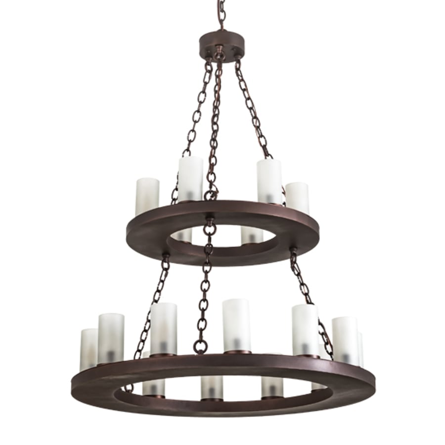 Meyda Tiffany Loxley 18 Light 36" Wide Ring Chandelier