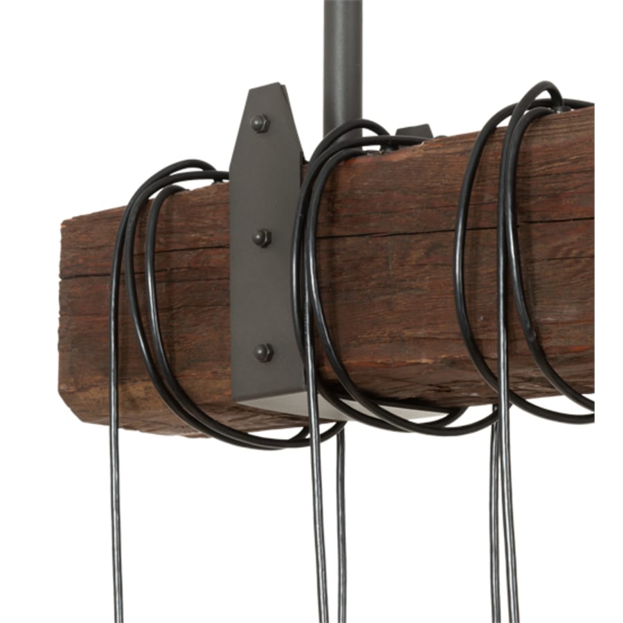 Meyda Tiffany 15 Light 48" Wide Wood Linear Pendant
