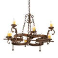 Meyda Tiffany Andorra 8 Light 42" Wide Taper Candle Style Chandelier