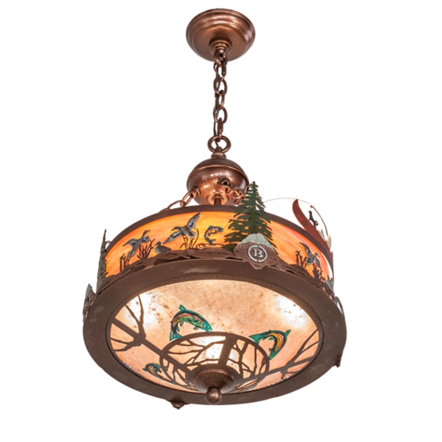Meyda Tiffany 4 Light 16" Wide Pendant