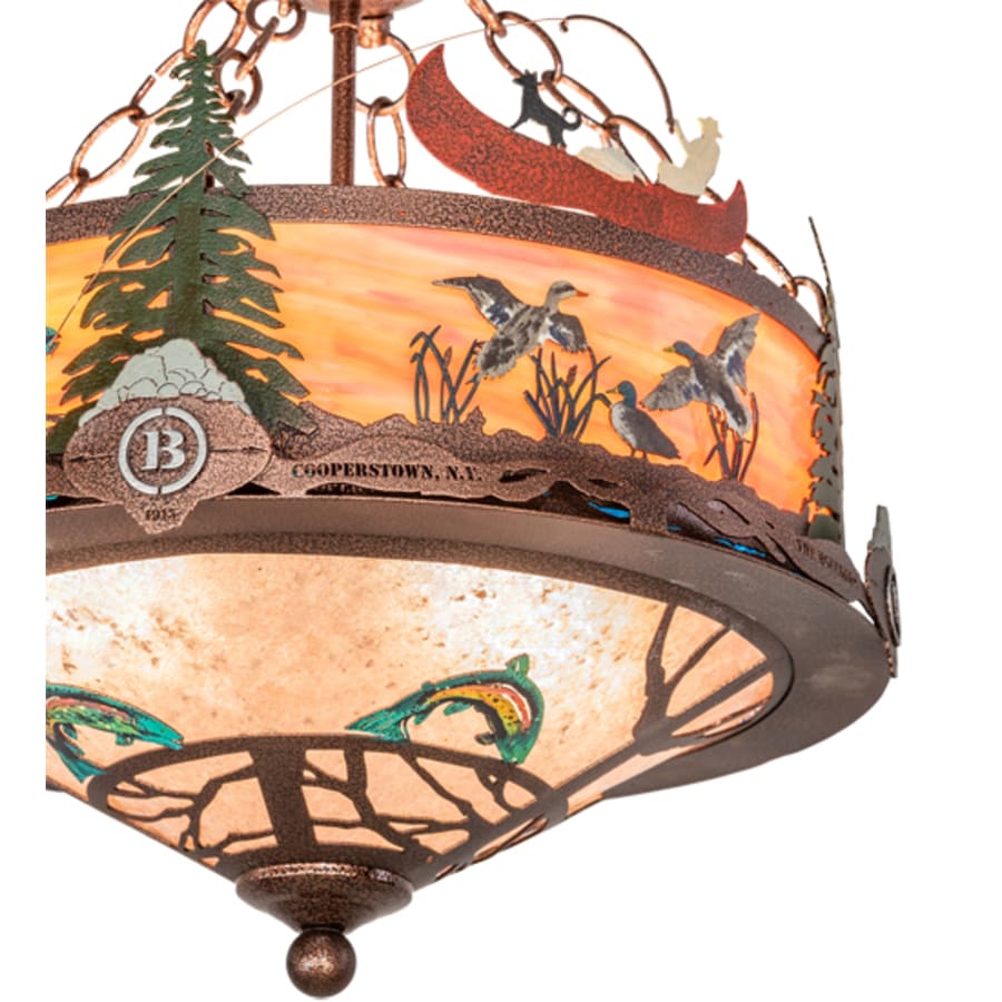 Meyda Tiffany 4 Light 16" Wide Pendant