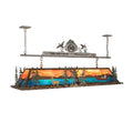 Meyda Tiffany 9 Light 72" Wide Billiard Linear Pendant