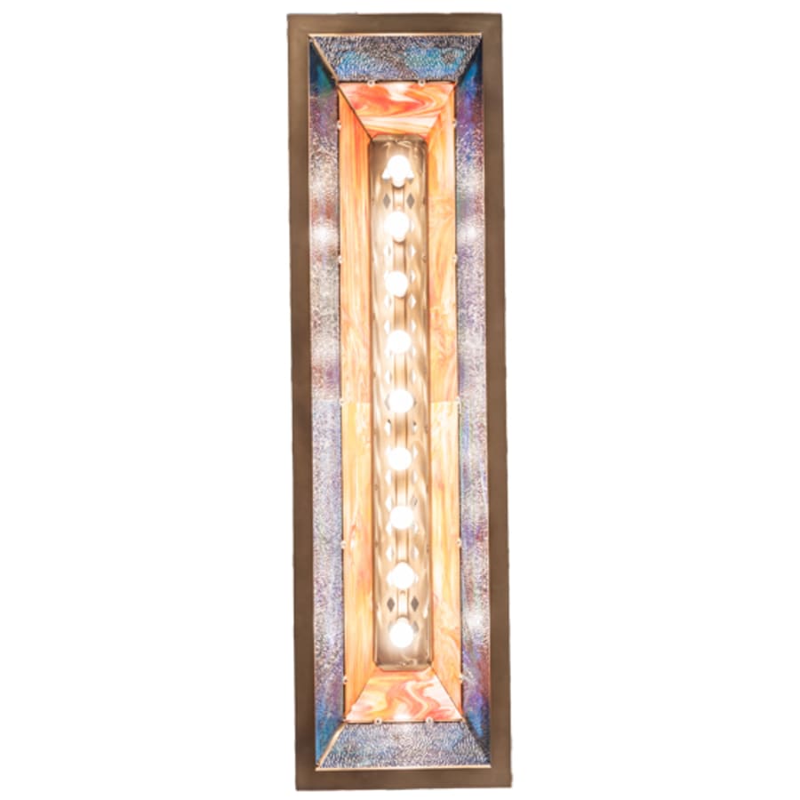 Meyda Tiffany 9 Light 72" Wide Billiard Linear Pendant