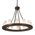 Meyda Tiffany Loxley 12 Light 36" Wide Ring Chandelier