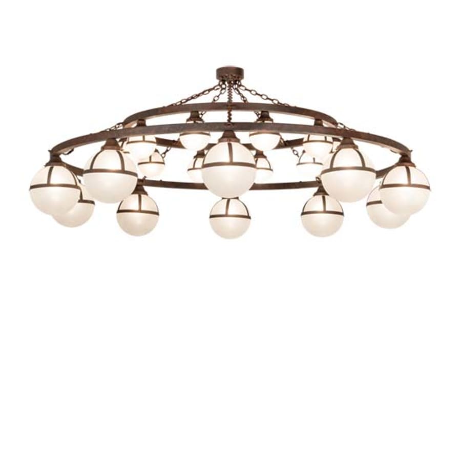 Meyda Tiffany Bola 20 Light 84" Wide Ring Chandelier