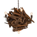 Meyda Tiffany Driftwood 6 Light 30" Wide Abstract Chandelier