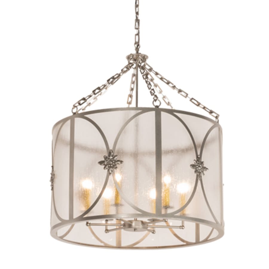 Meyda Tiffany 6 Light 30" Wide Taper Candle Pendant