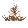 Meyda Tiffany Long Antlers 8 Light 33" Wide Antler Candle Style Chandelier