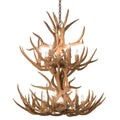 Meyda Tiffany Antlers 12 Light 34" Wide Antler Candle Style Chandelier