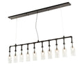 Meyda Tiffany 10 Light 75" Wide Suspension Linear Pendant