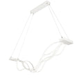Meyda Tiffany 4 Light 84" Wide Abstract Linear Pendant
