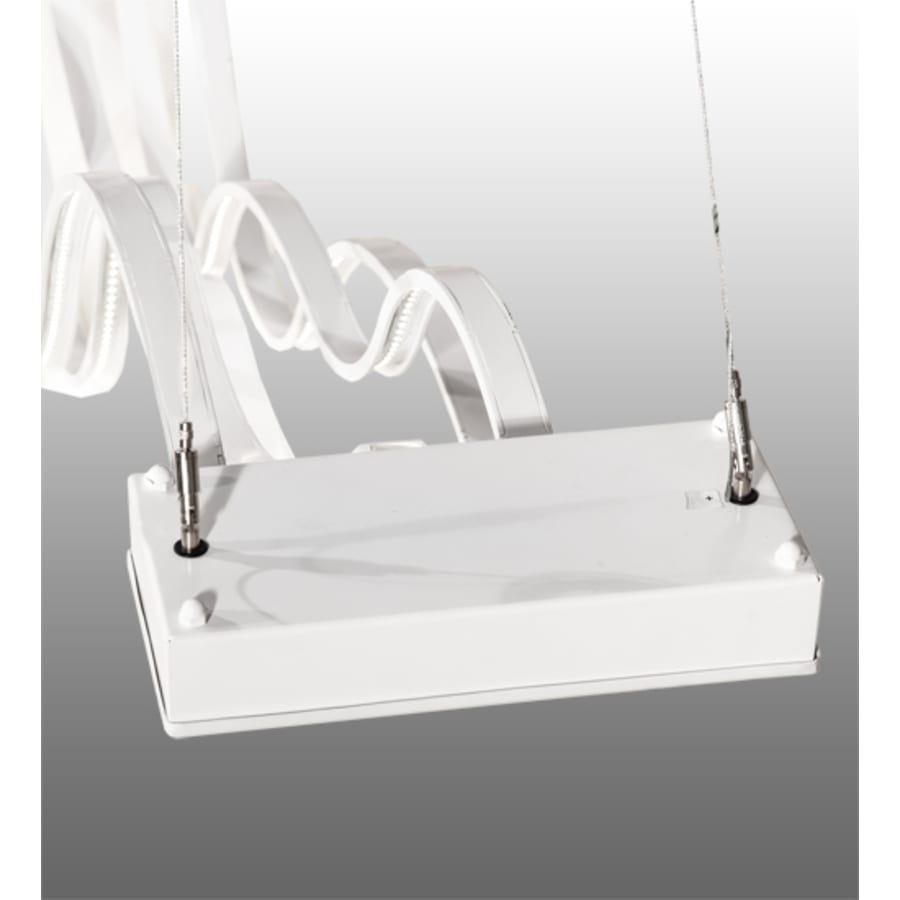 Meyda Tiffany 4 Light 84" Wide Abstract Linear Pendant
