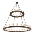 Meyda Tiffany Loxley 36 Light 72" Wide Ring Chandelier