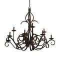 Meyda Tiffany Cypress 12 Light 48" Wide Taper Candle Style Chandelier