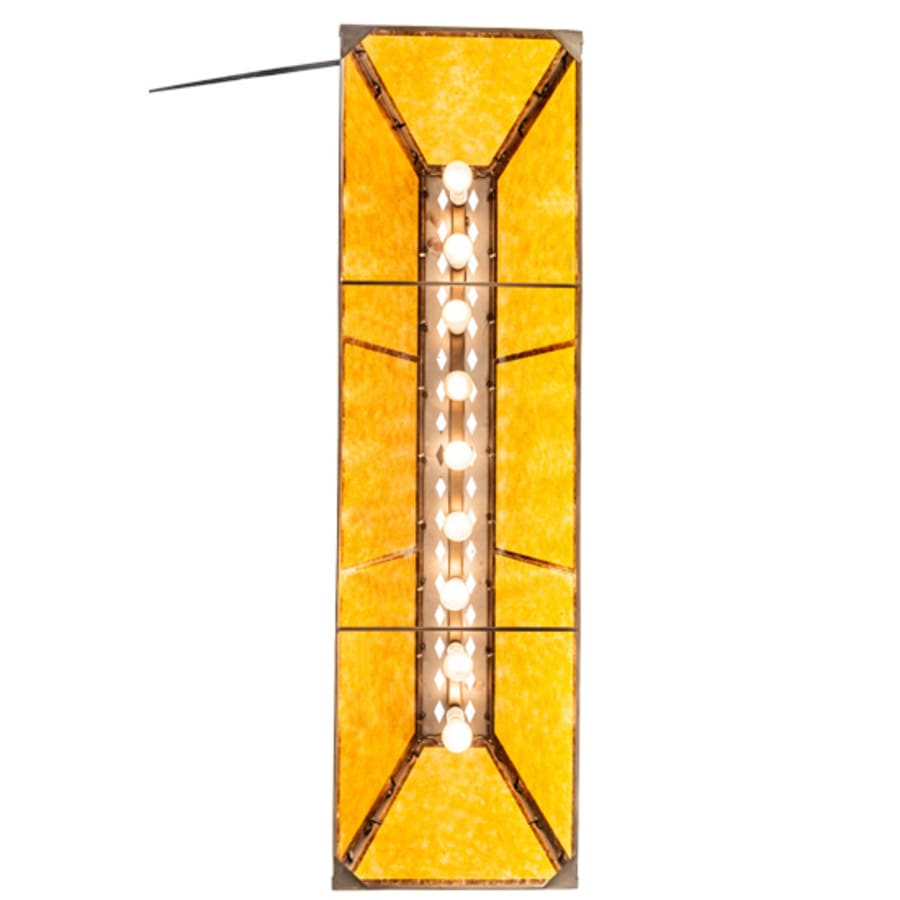 Meyda Tiffany 9 Light 60" Wide Linear Pendant