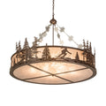 Meyda Tiffany 8 Light 48" Wide Pendant