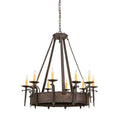 Meyda Tiffany Costello 10 Light 35" Wide Taper Candle Style Chandelier