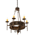 Meyda Tiffany Lorenzo 6 Light 30" Wide Taper Candle Style Chandelier