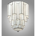 Meyda Tiffany Paramount 24" Wide Flush Mount Waterfall Ceiling Fixture - Antique Iron Gate Finish - GU24 Bulb Base