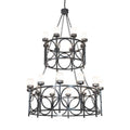Meyda Tiffany Porta 20 Light 54" Wide Ring Chandelier