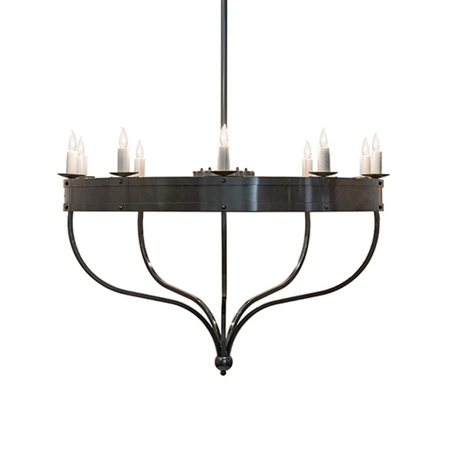 Meyda Tiffany Parnella 10 Light 54" Wide Taper Candle Style Chandelier