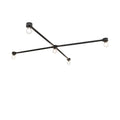Meyda Tiffany Pronograde Jack 5 Light 96" Wide Flush Mount Ceiling Fixture