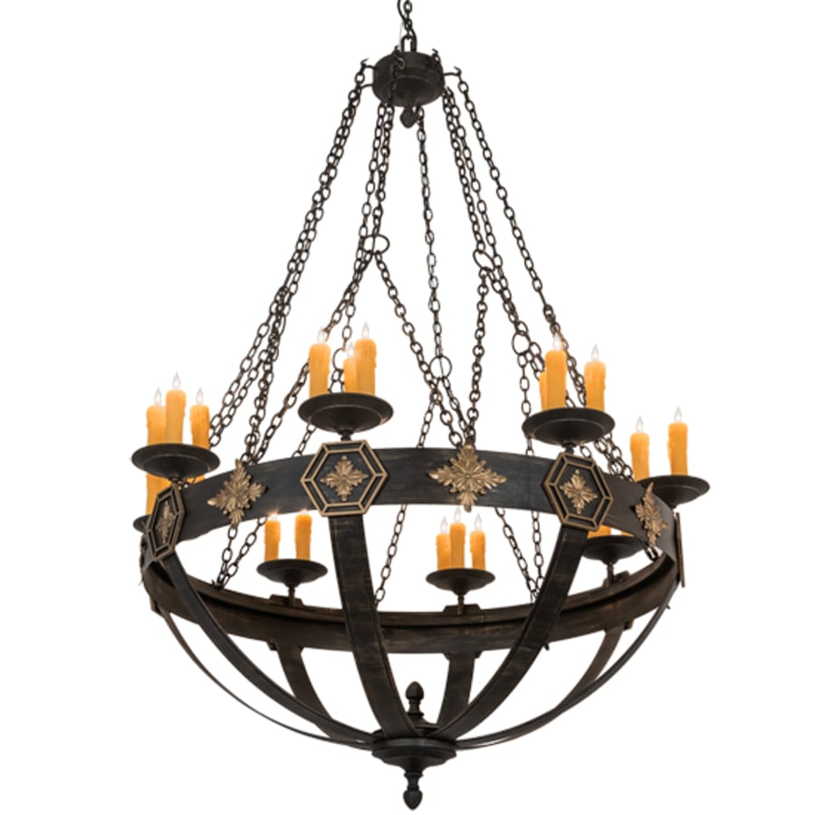 Meyda Tiffany Neapolis 24 Light 60" Wide Taper Candle Style Chandelier