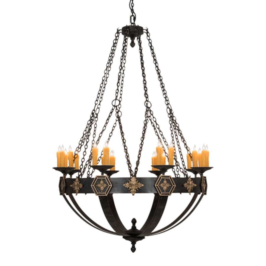 Meyda Tiffany Neapolis 24 Light 60" Wide Taper Candle Style Chandelier