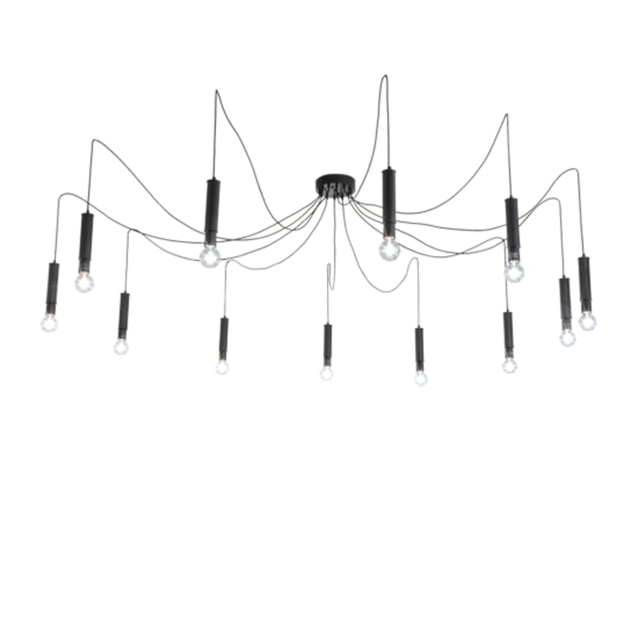 Meyda Tiffany 12 Light 355" Wide Suspension Multi Light Pendant