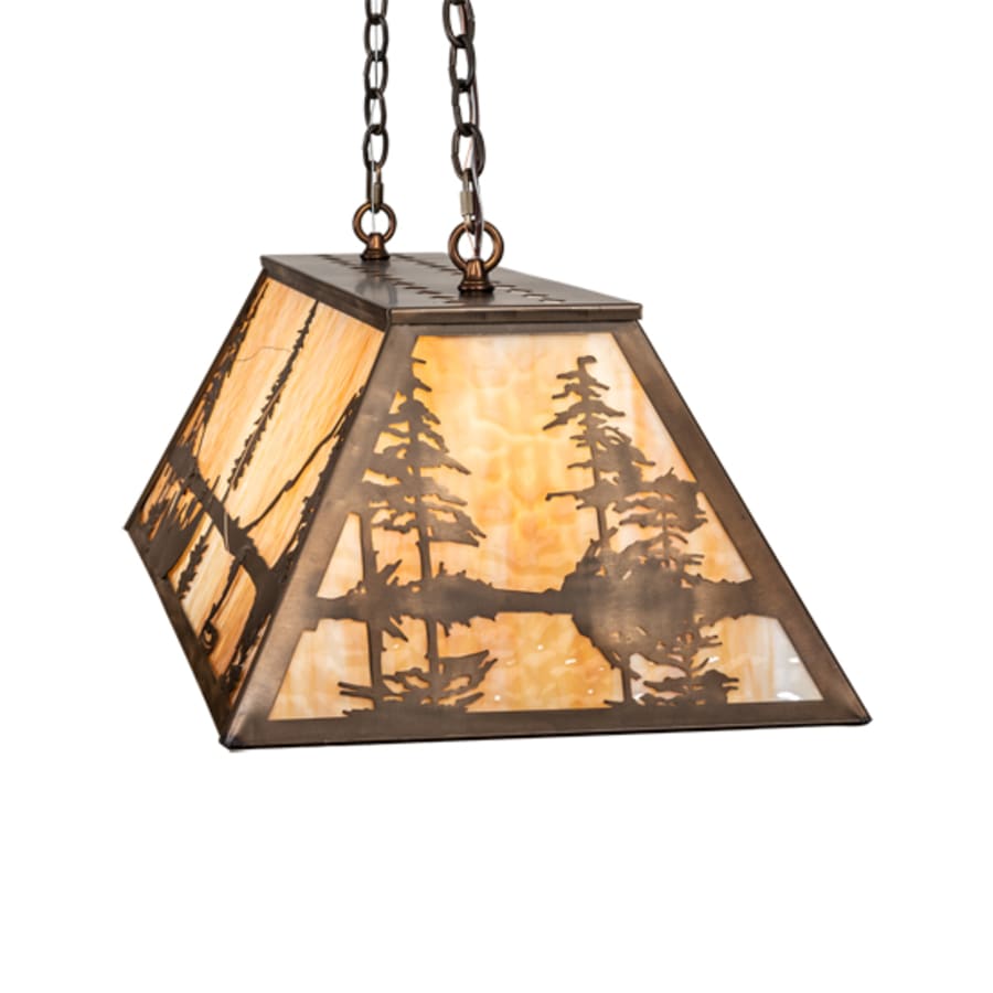 Meyda Tiffany 6 Light 48" Wide Billiard Linear Pendant
