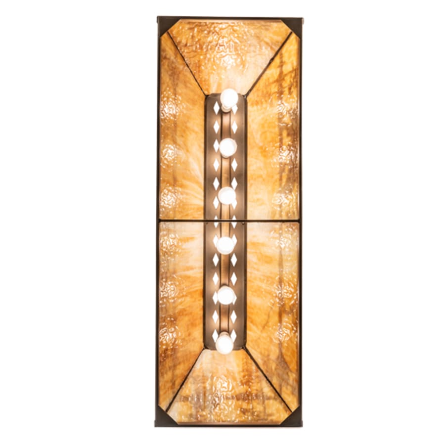 Meyda Tiffany 6 Light 48" Wide Billiard Linear Pendant
