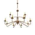 Meyda Tiffany Yanis 12 Light 42" Wide Taper Candle Style Chandelier