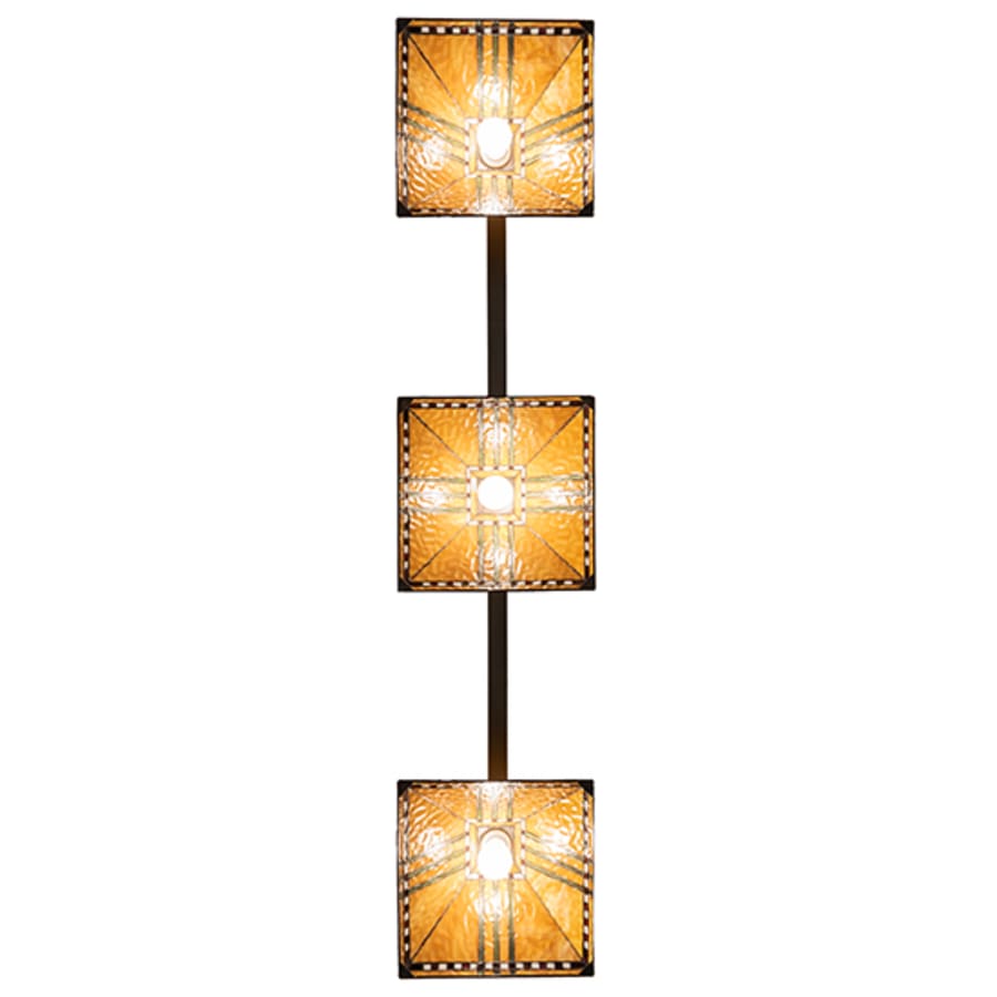 Meyda Tiffany 3 Light 62" Wide Linear Pendant