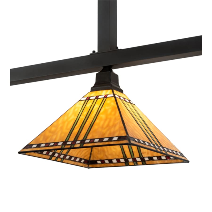 Meyda Tiffany 3 Light 62" Wide Linear Pendant