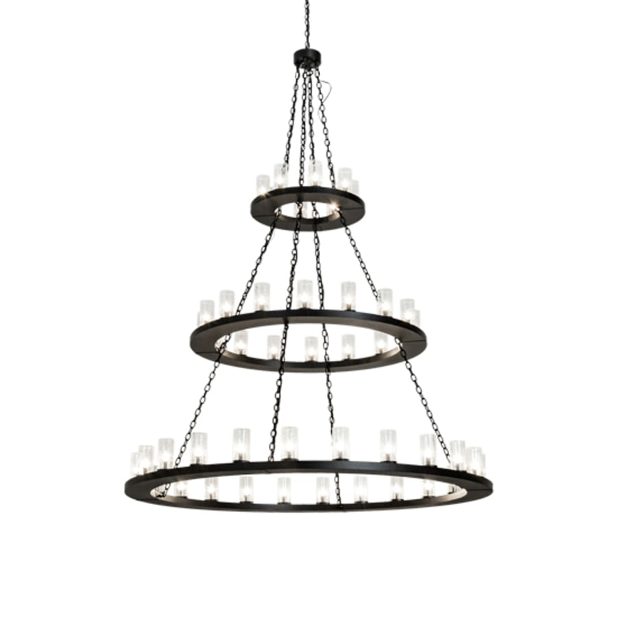 Meyda Tiffany Loxley 48 Light 72" Wide Ring Chandelier