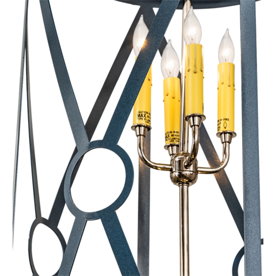 Meyda Tiffany 8 Light 18" Wide Taper Candle Pendant