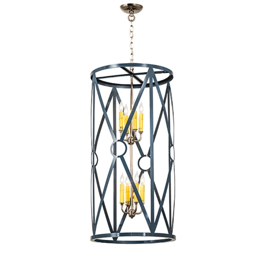 Meyda Tiffany 8 Light 18" Wide Taper Candle Pendant