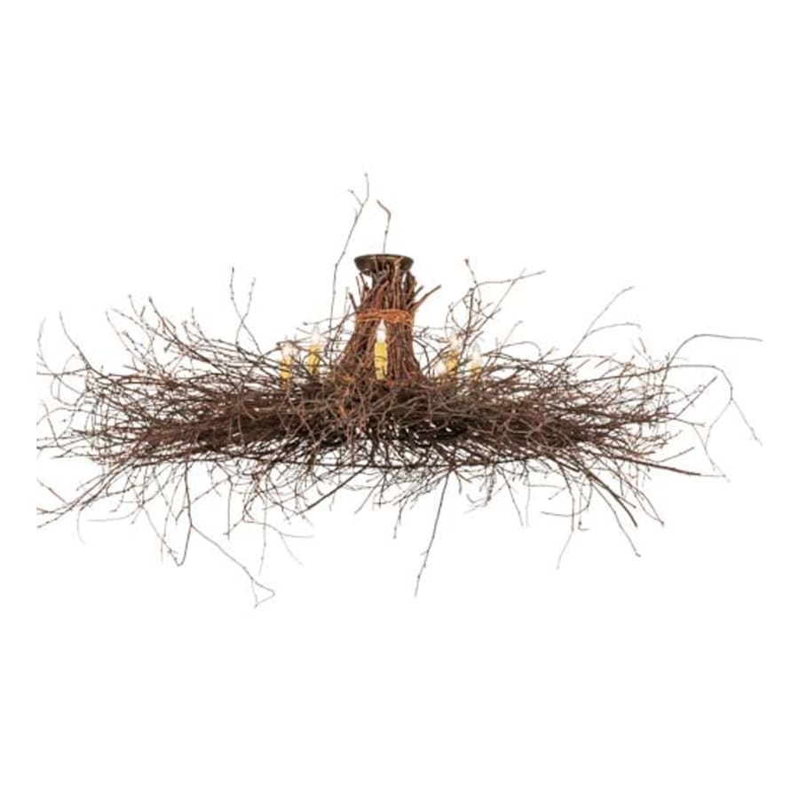 Meyda Tiffany Twigs 8 Light 36" Wide Candle Style Chandelier