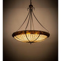Meyda Tiffany Greenbriar Oak 6 Light 36" Wide Pendant