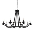 Meyda Tiffany Octavia 8 Light 48" Wide Taper Candle Style Chandelier