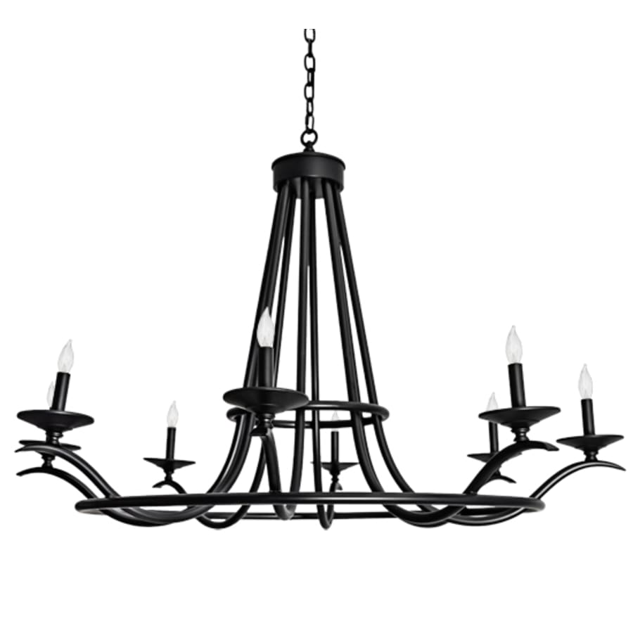 Meyda Tiffany Octavia 8 Light 48" Wide Taper Candle Style Chandelier