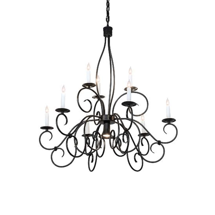 Meyda Tiffany Grace 9 Light 36" Wide Taper Candle Style Chandelier