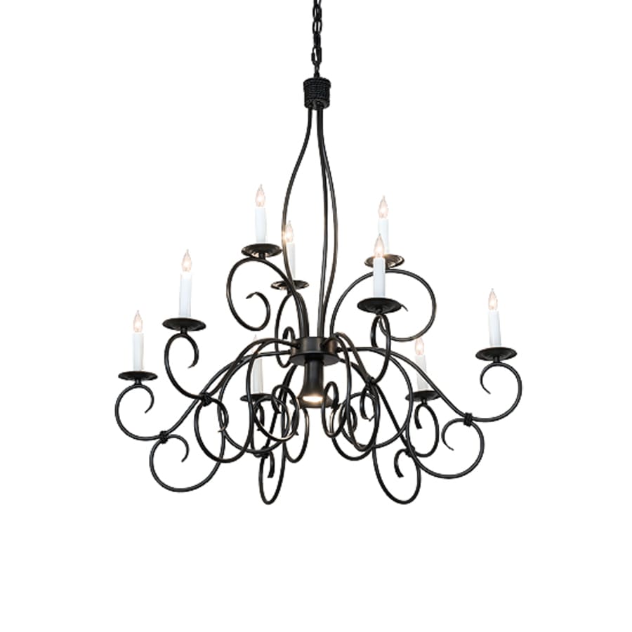 Meyda Tiffany Grace 9 Light 36" Wide Taper Candle Style Chandelier