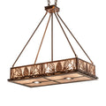 Meyda Tiffany 6 Light 36" Wide Linear Pendant
