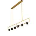 Meyda Tiffany 6 Light 72" Wide Linear Pendant