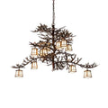 Meyda Tiffany Long Pine Branch 12 Light 42" Wide Chandelier