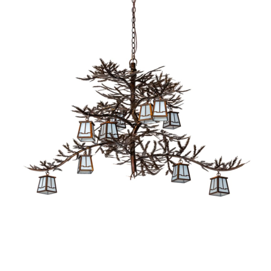 Meyda Tiffany Long Pine Branch 12 Light 42" Wide Chandelier