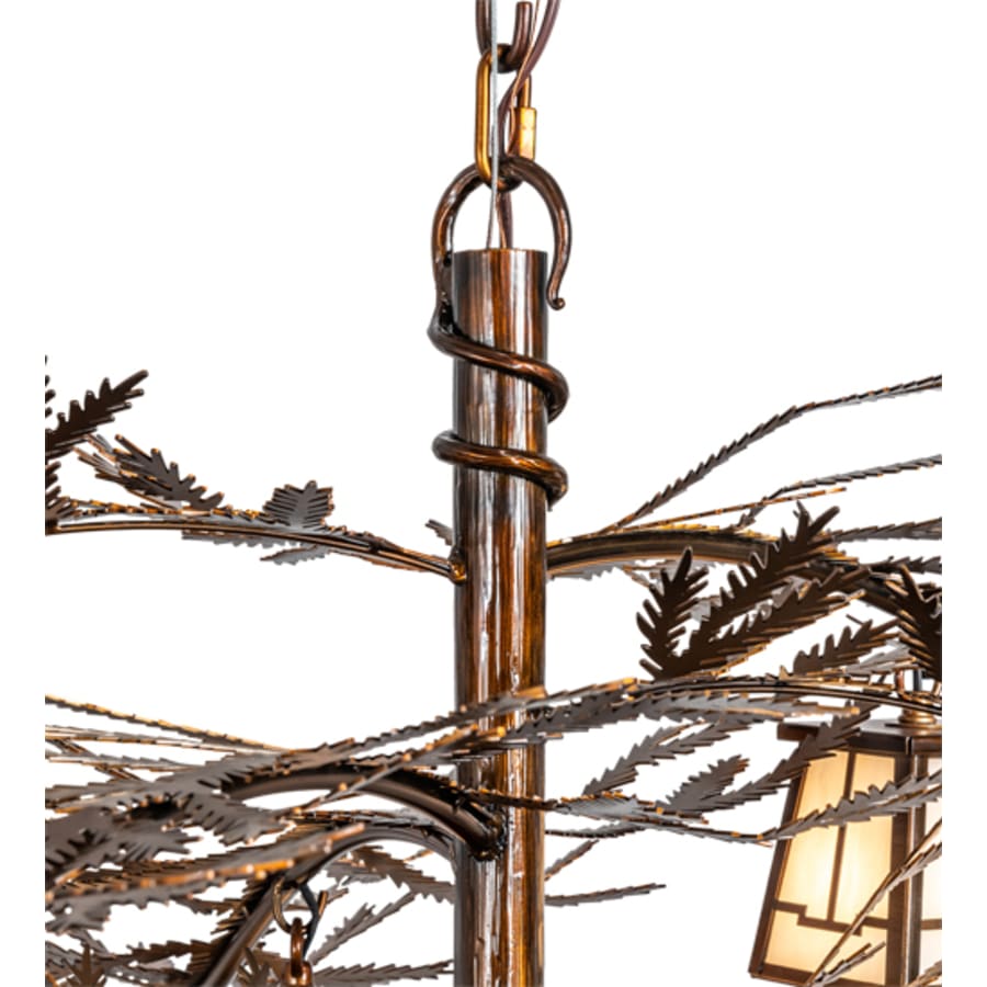 Meyda Tiffany Long Pine Branch 12 Light 42" Wide Chandelier